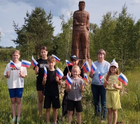 День России в селе Туркуши. Велопробег «Это моя Родина».